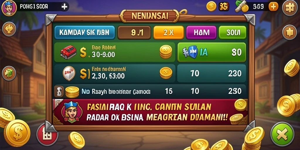 Bonus harian yang menggiurkan bagi para pemain.
